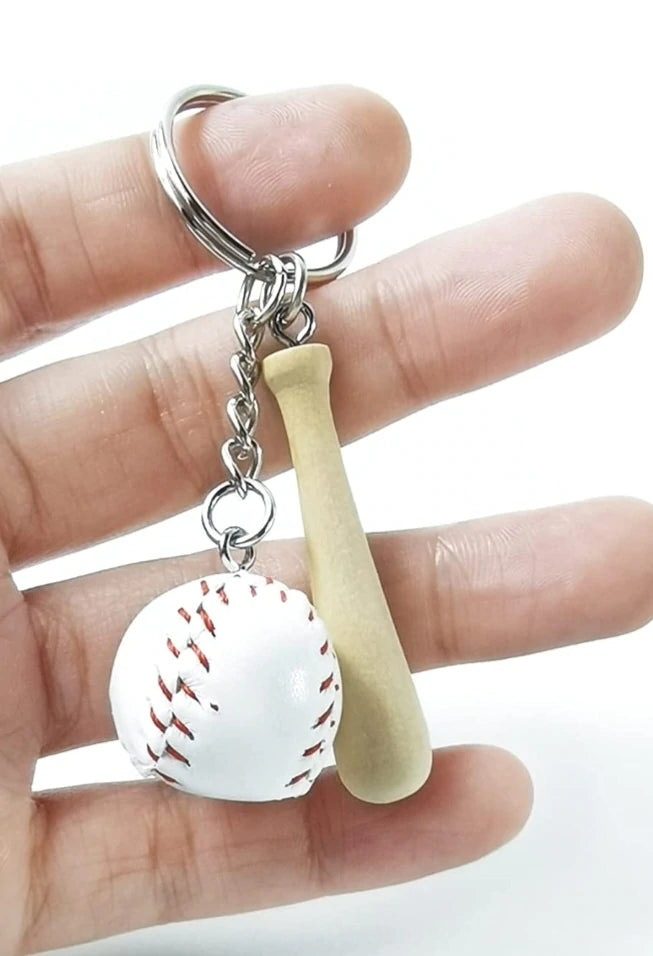 Engraved Baseball/Softball Keychains