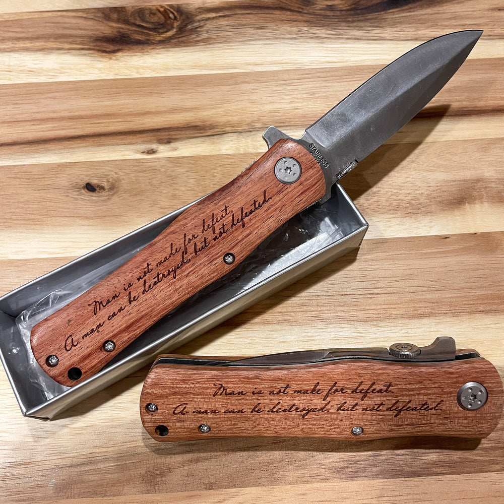 Rosewood/Stainless Steel Knife