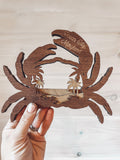 Rustic 3D Crab Sign