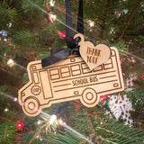 Bus Driver Gift Card Holder Ornament