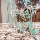 Mermaid Themed Name Drink Tags