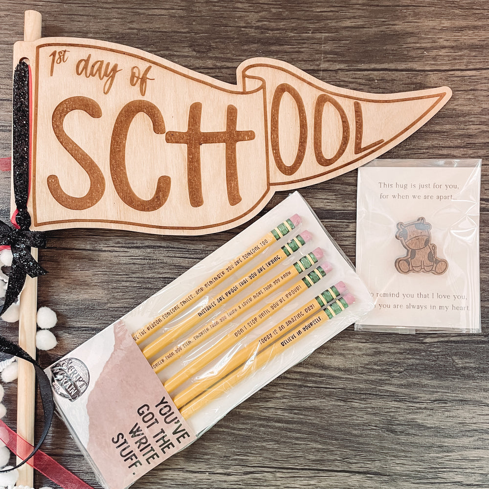 Back to School Wooden Pennant