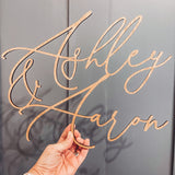 Frameless Wooden Name Sign for Nursery