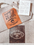 Game Day Leatherette Canvas Tote Bag