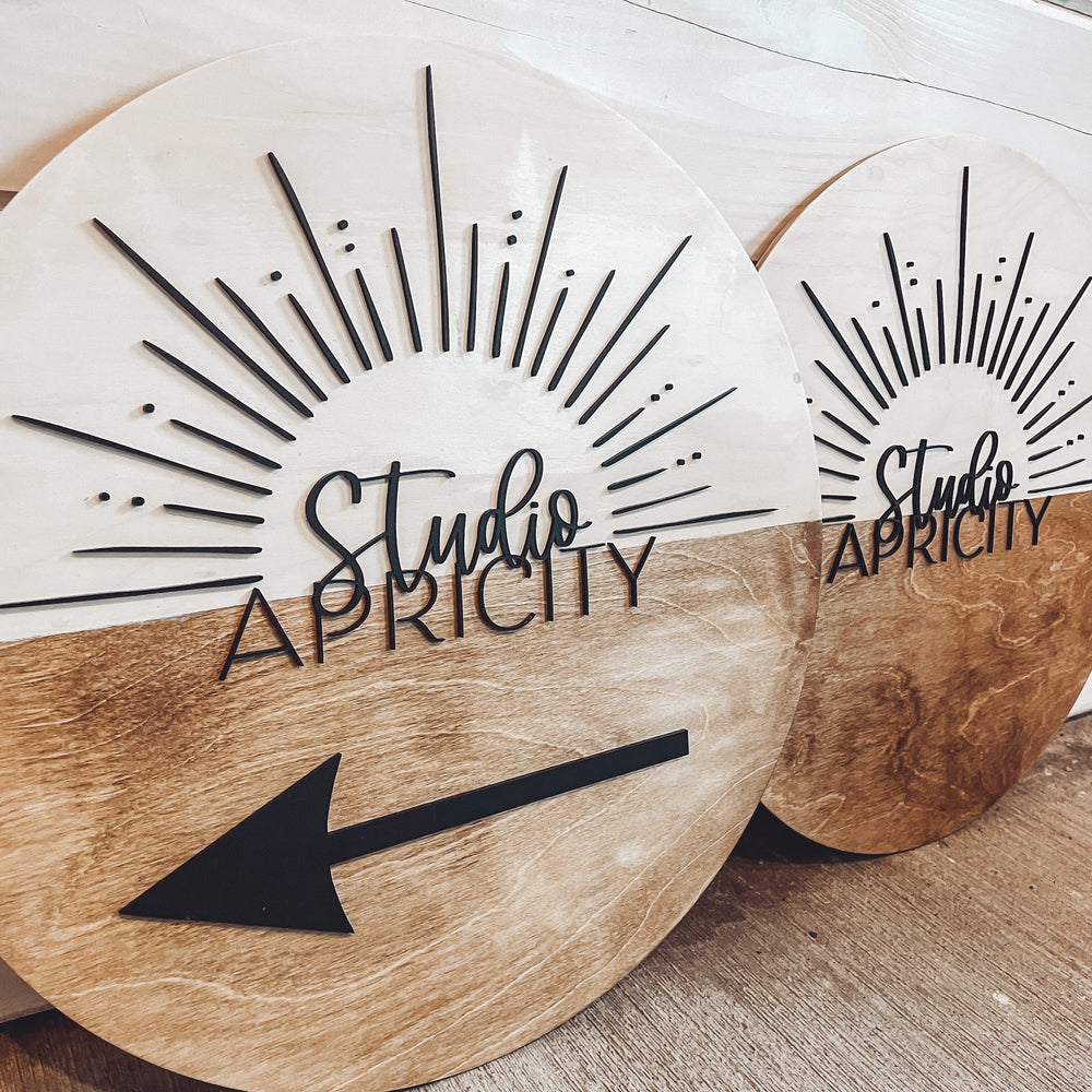 Build Your Own: Round Name or Logo Sign