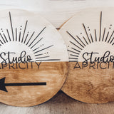 Build Your Own: Round Name or Logo Sign