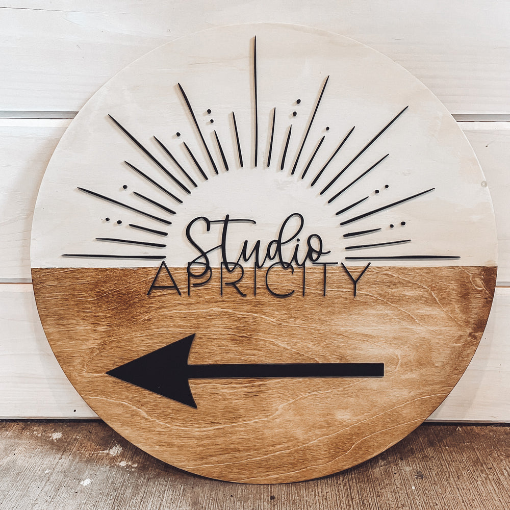 Build Your Own: Round Name or Logo Sign