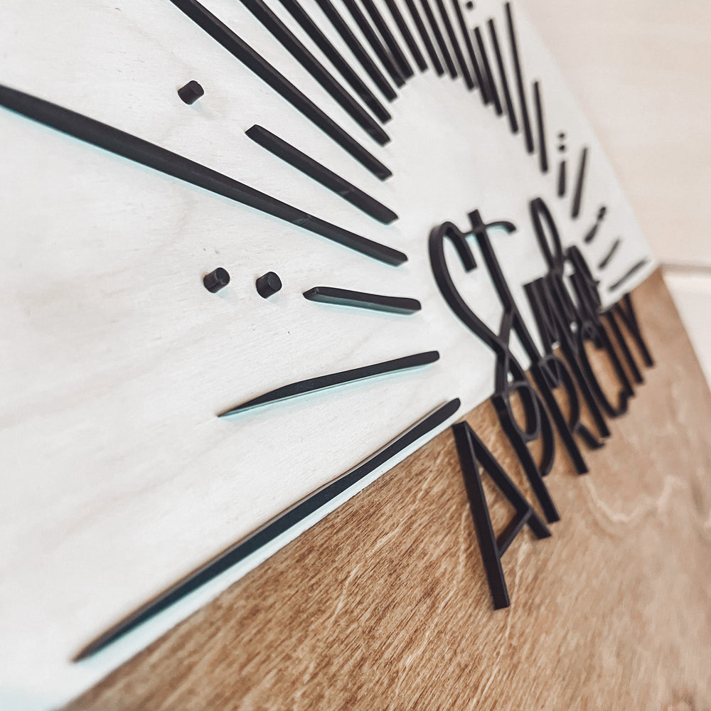 Build Your Own: Round Name or Logo Sign