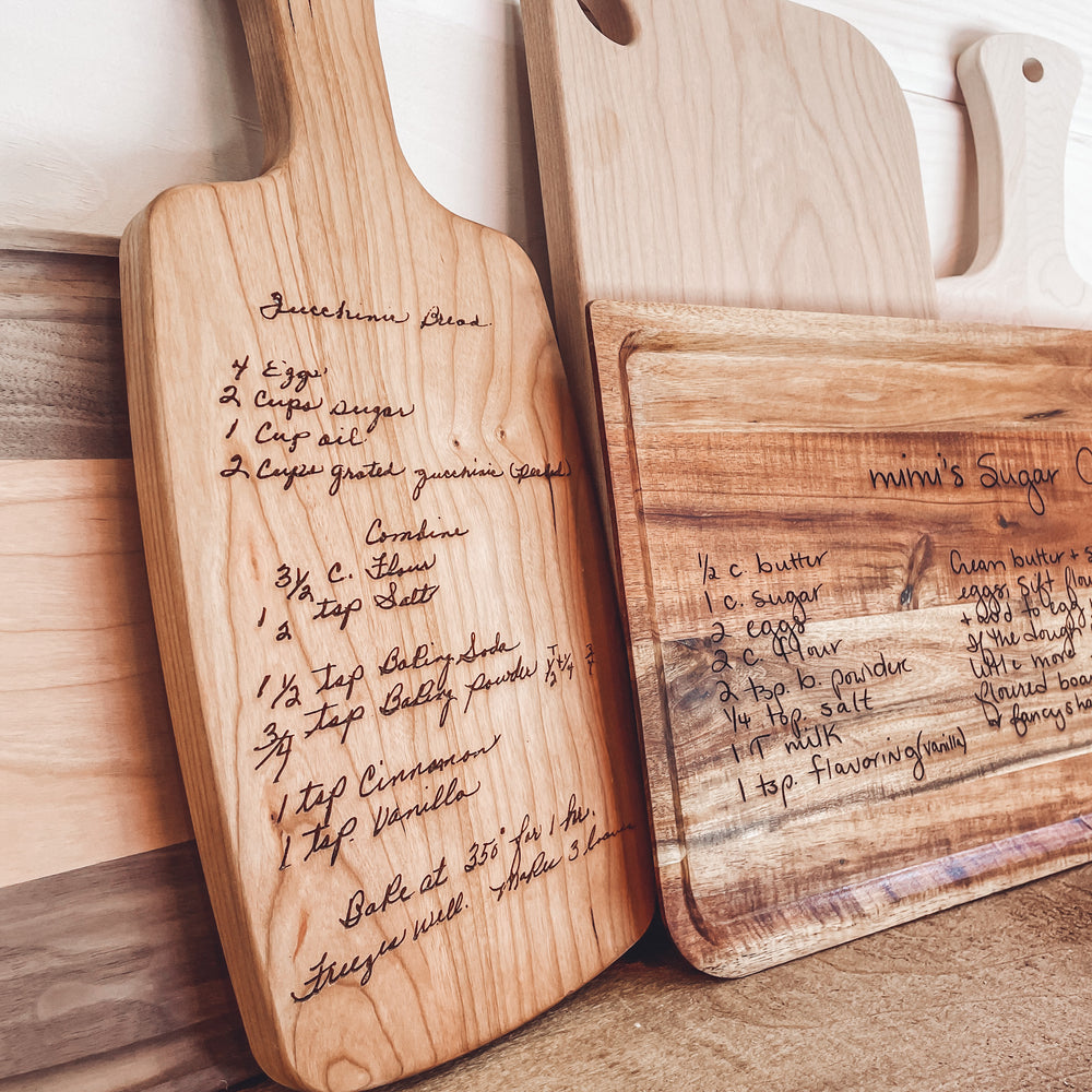 Personalized Wood Cutting Board