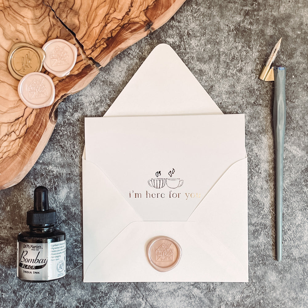 "I'm Here for You" Blank Note Card Kit