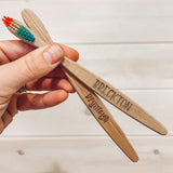 Personalized Bamboo Toothbrush