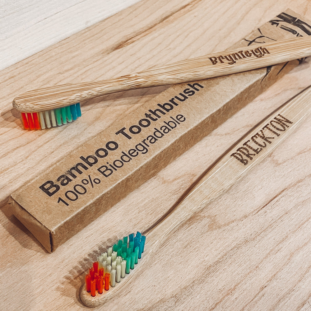 Personalized Bamboo Toothbrush