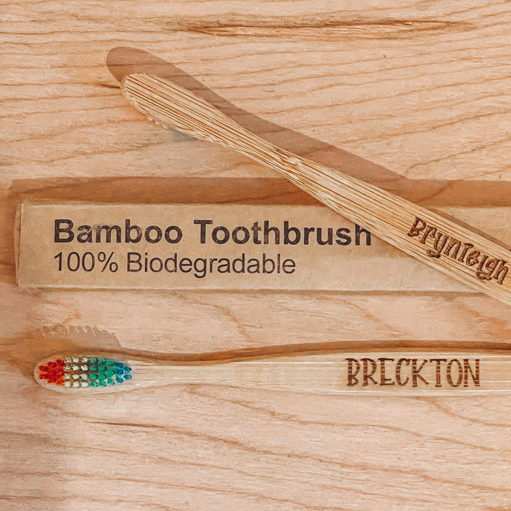 Personalized Bamboo Toothbrush