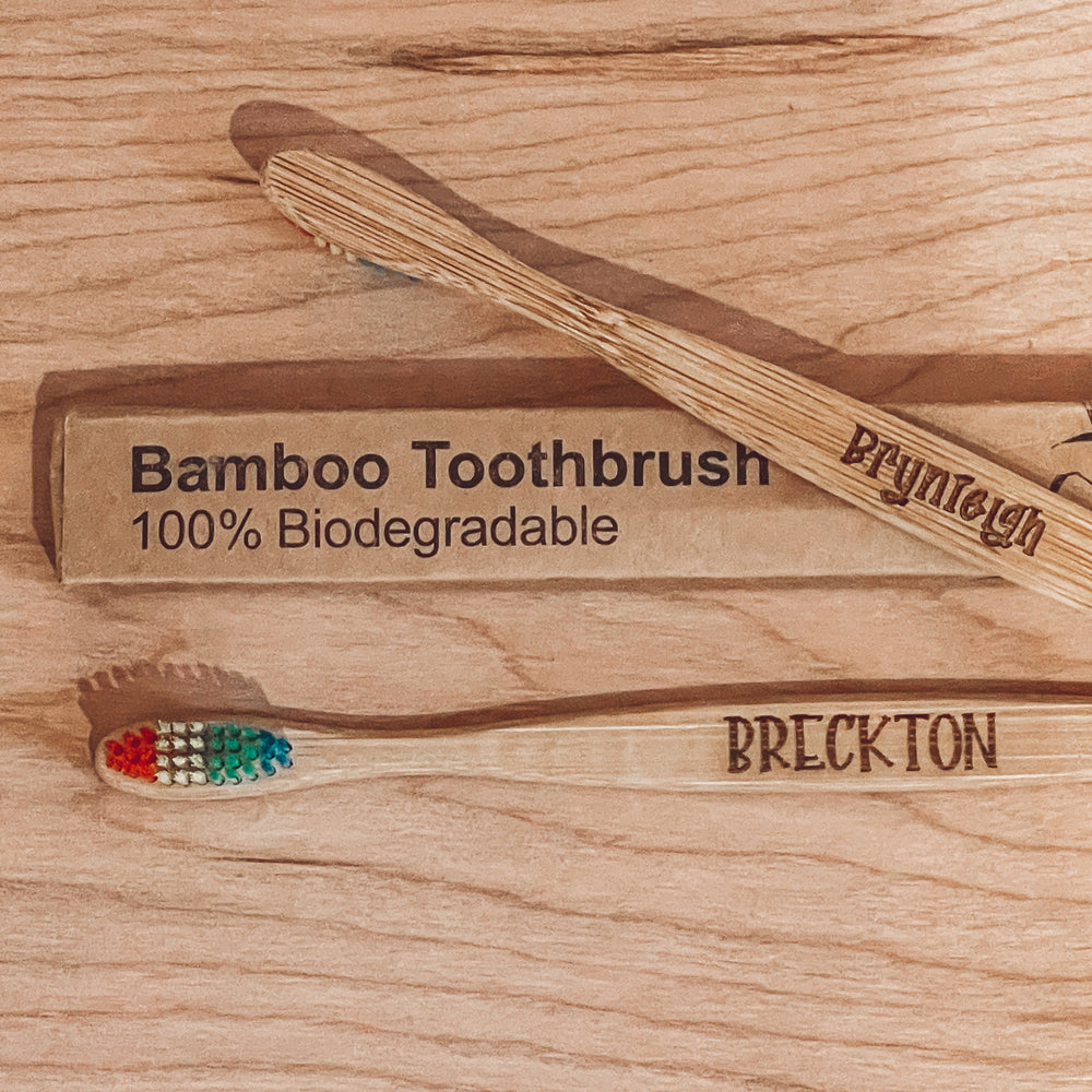 Personalized Bamboo Toothbrush