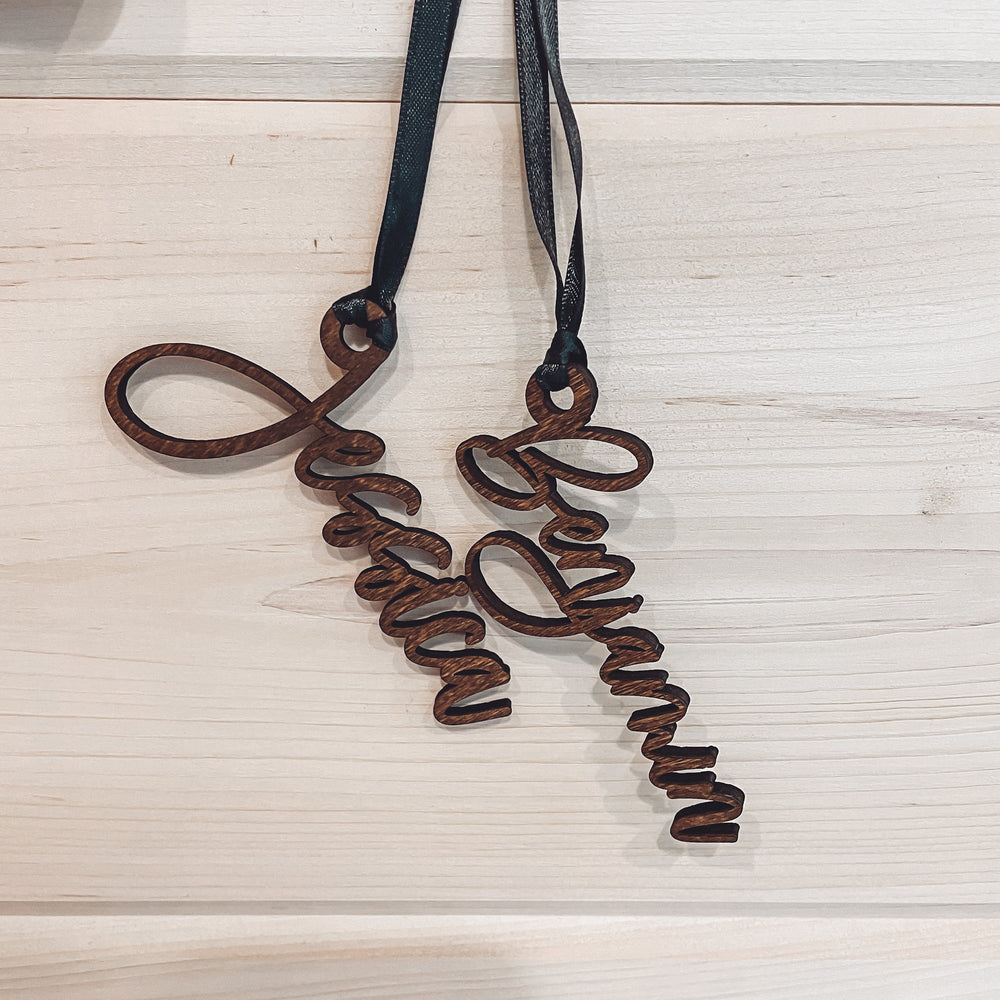 Stocking Name Tags - Single Layer