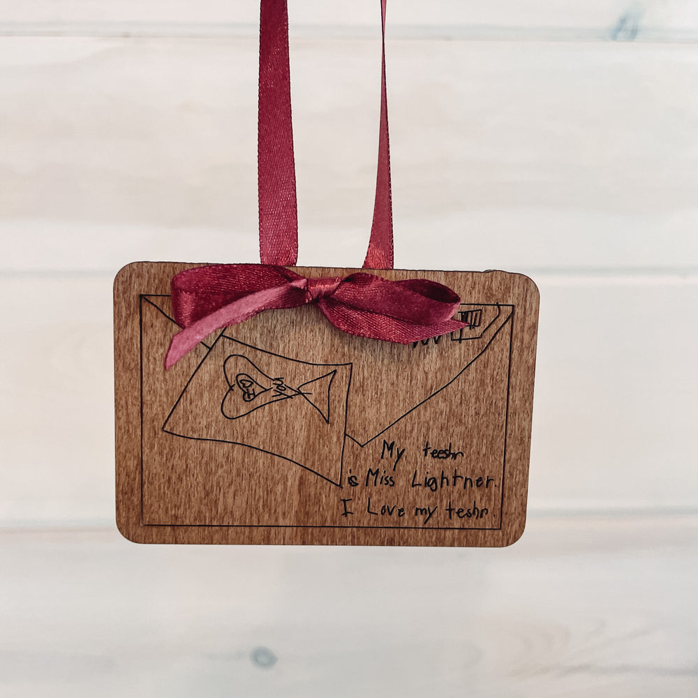Child Drawing Ornament