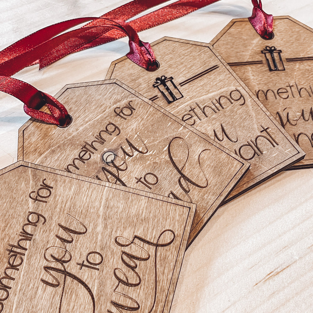 Want - Read - Wear - Need Gift Tags