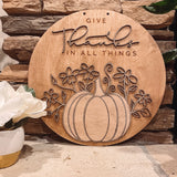 Give Thanks in All Things - Door Hanger