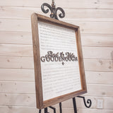 Wedding Song Lyrics | Anniversary Gift Box-Framed Sign