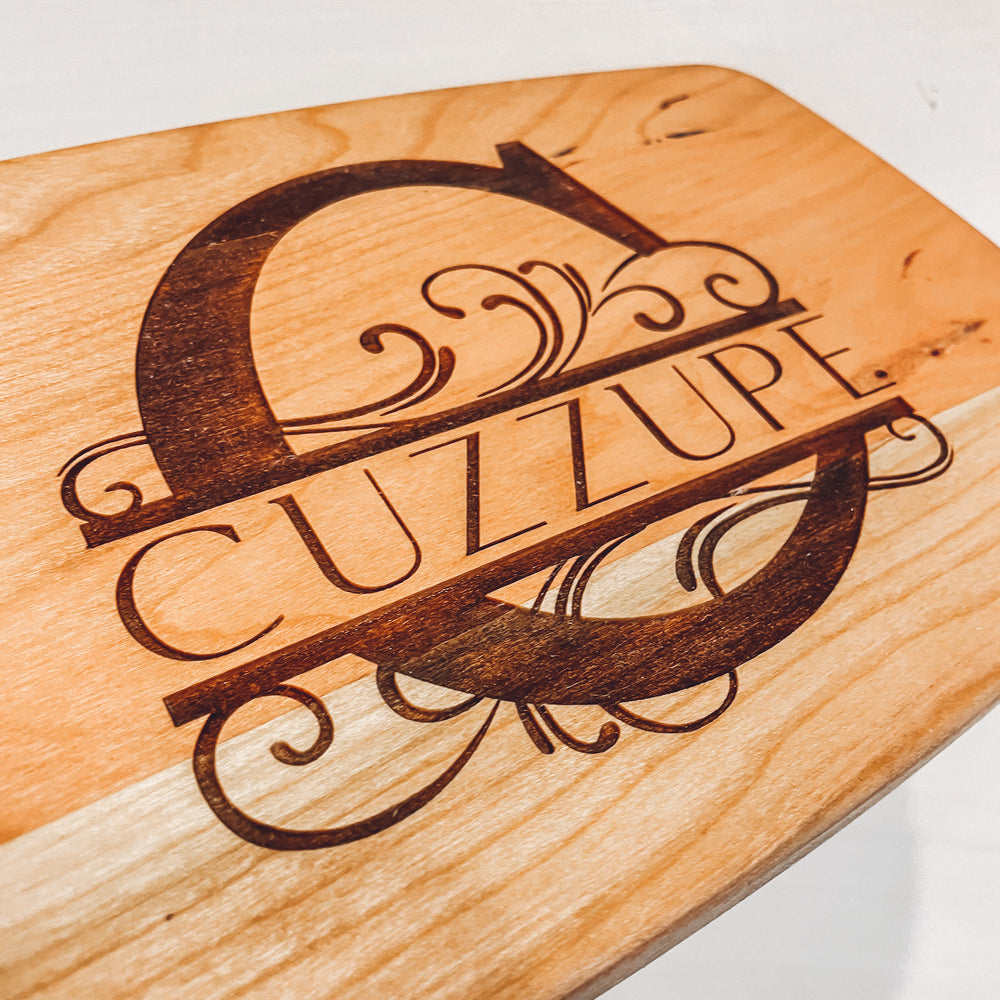 Engraved Monogram Cutting Boards