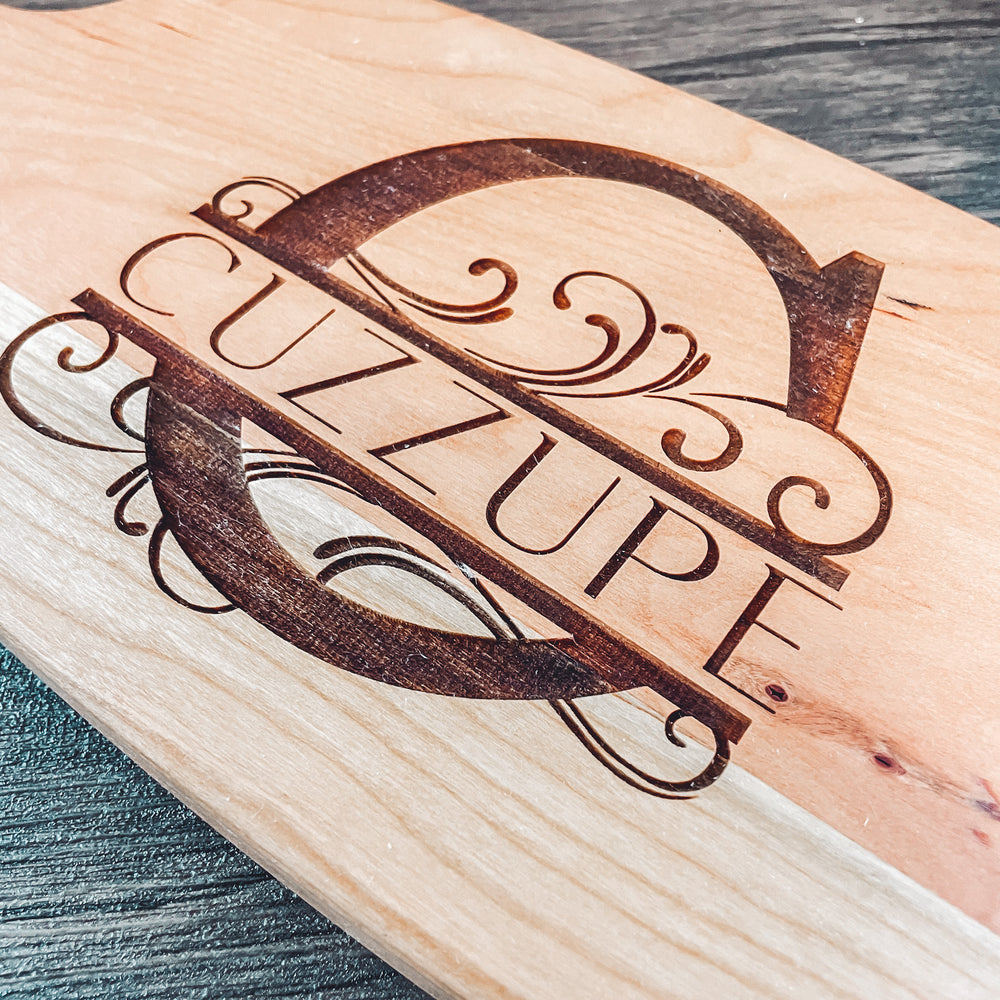 Engraved Monogram Cutting Boards