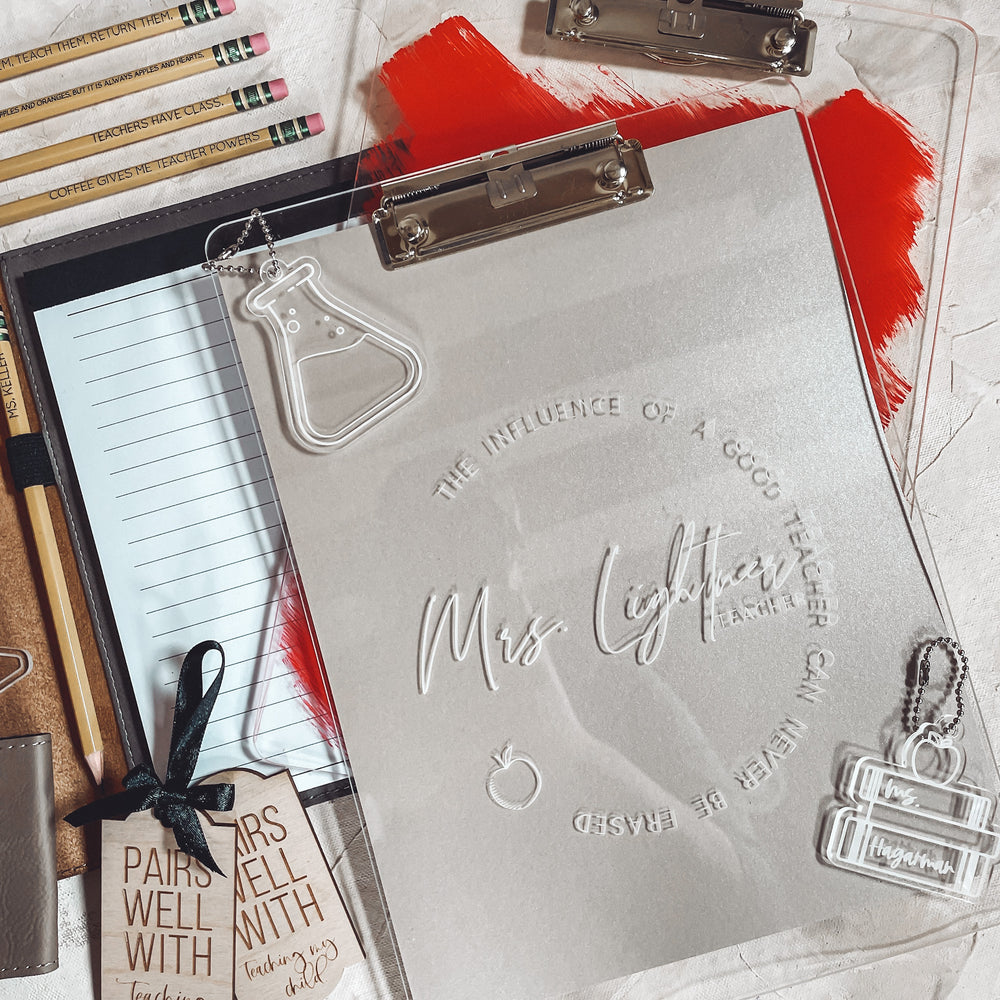 Acrylic Engraved Clip Board