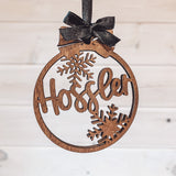Personalized Snowflake Ornament