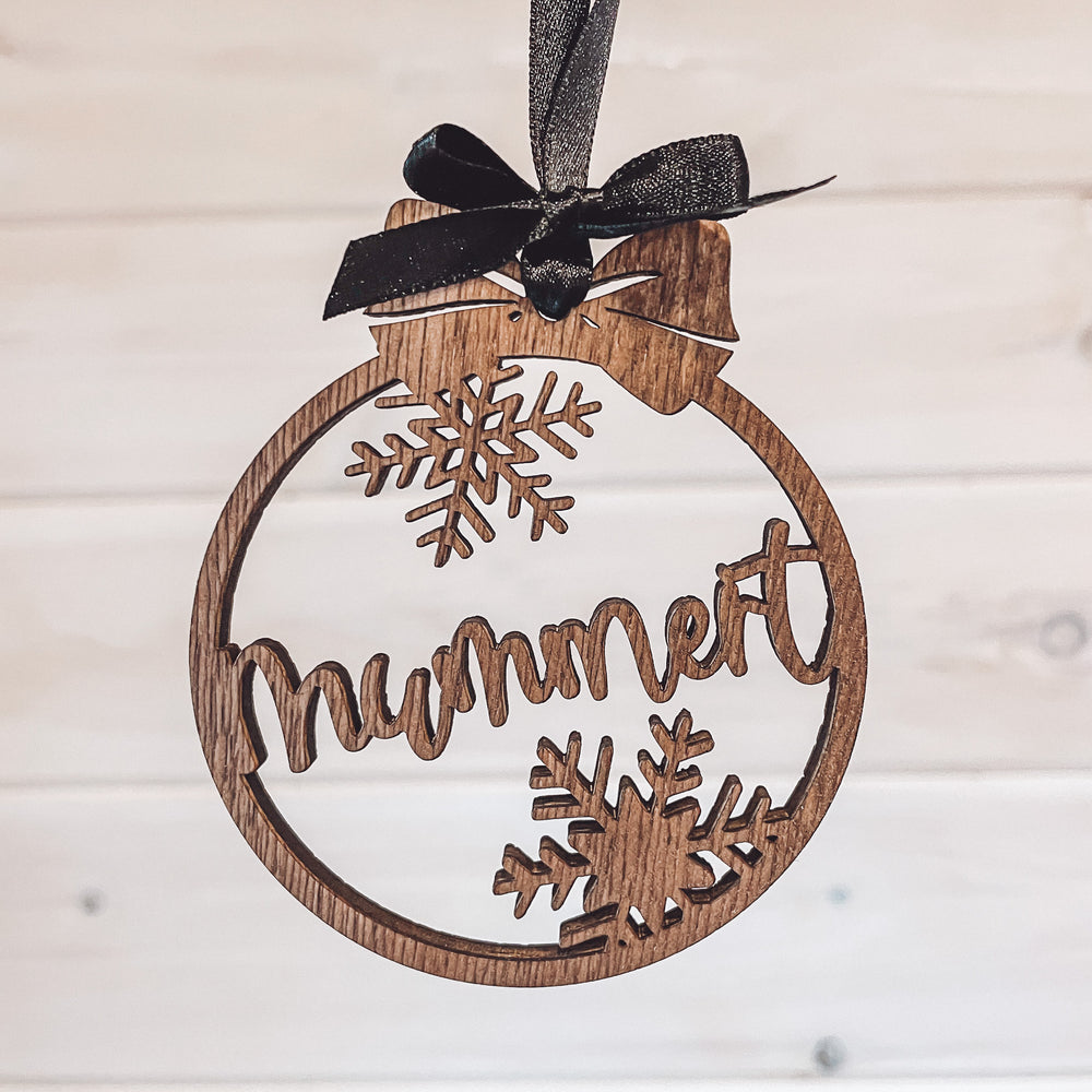 Personalized Snowflake Ornament