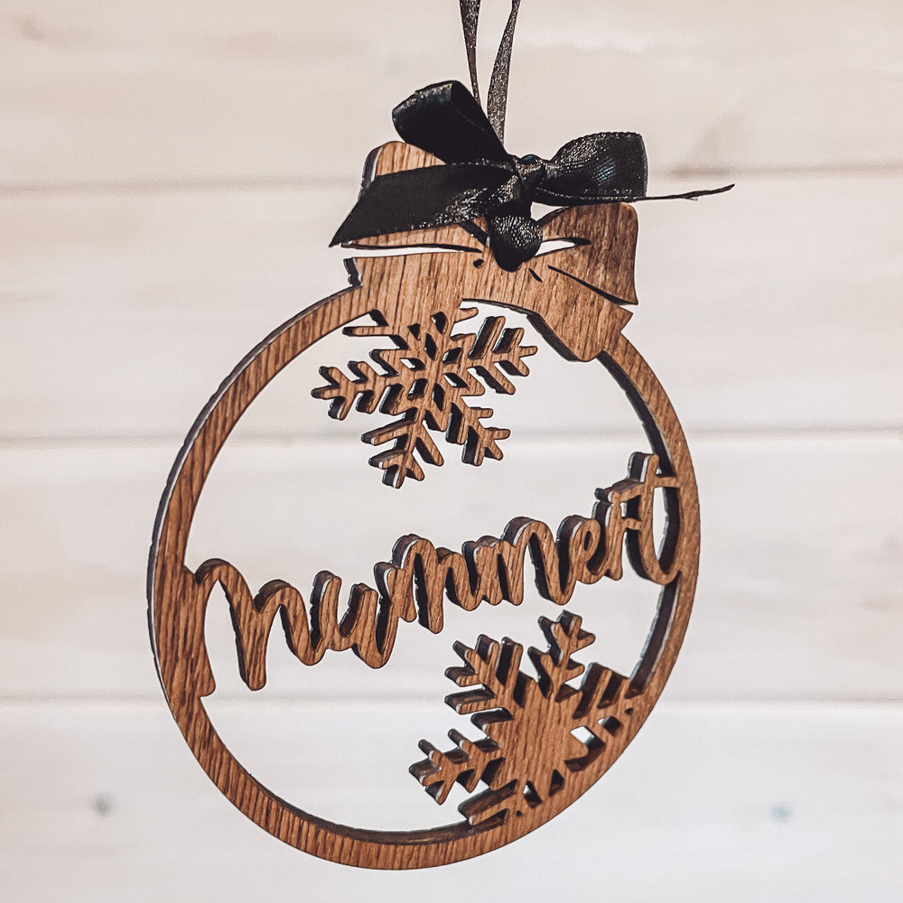 Personalized Snowflake Ornament