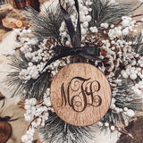 Monogram Ornament, Stocking, Basket or Gift Tag