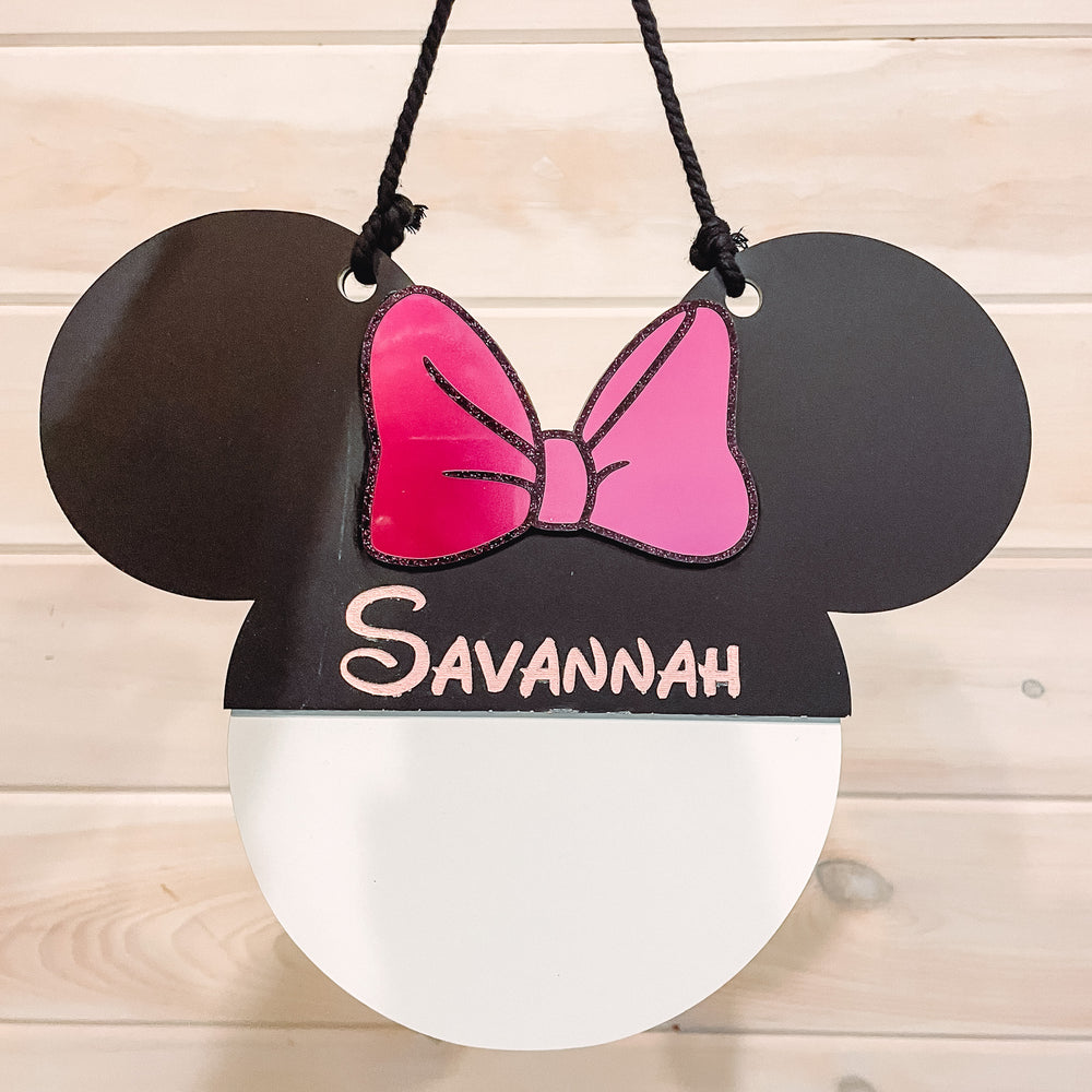 Mouse Ears autograph board for Disney