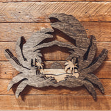 Rustic 3D Crab Sign