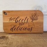 Engraved Cherry Charcuterie Board