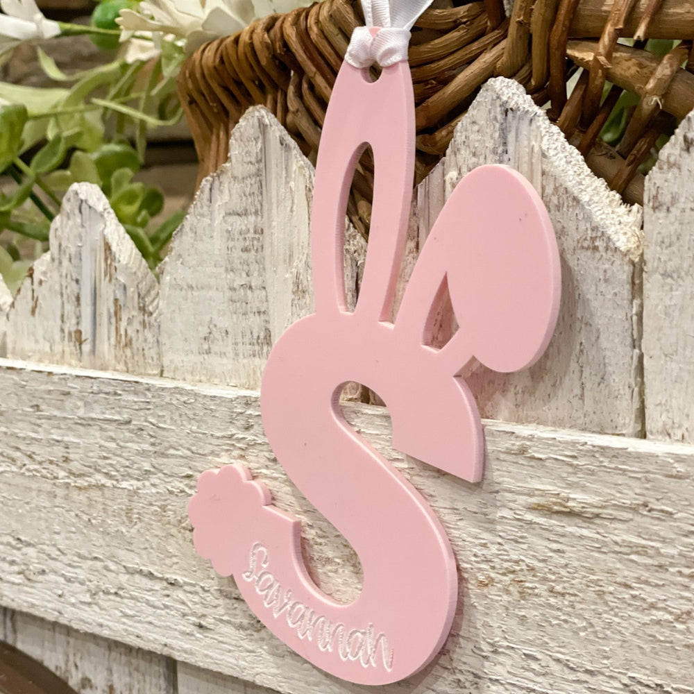 Easter Basket Monogrammed Name Tags