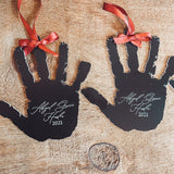 Hand print ornament