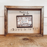 Boxed Photo Frames with Engraving