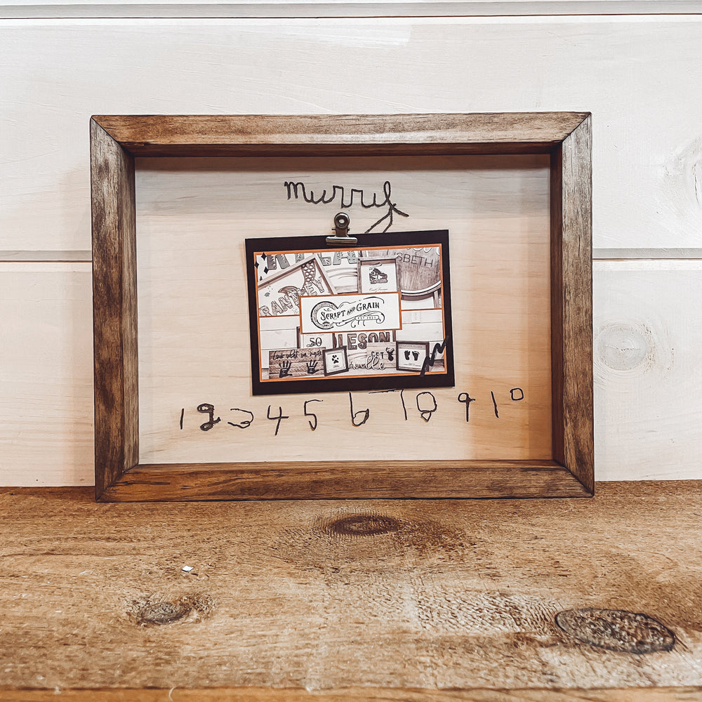 Boxed Photo Frames with Engraving