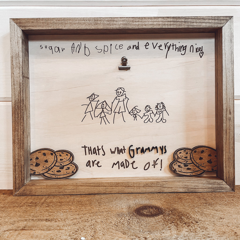 Boxed Photo Frames with Engraving – Script and Grain