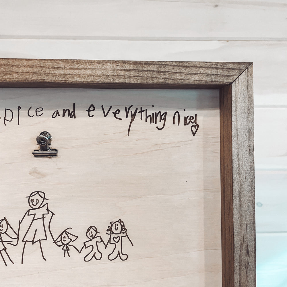 Boxed Photo Frames with Engraving – Script and Grain