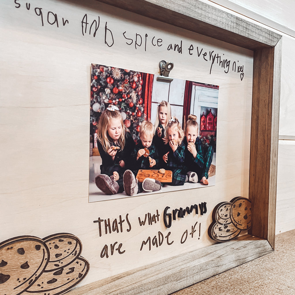 Boxed Photo Frames with Engraving – Script and Grain