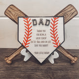 Baseball Plaque for Coach or Fans