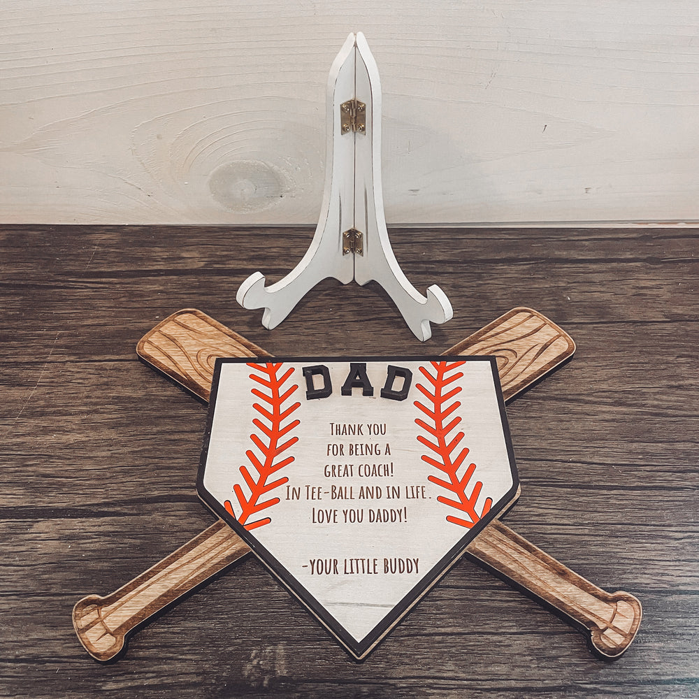 Baseball Plaque for Coach or Fans