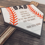 Baseball Plaque for Coach or Fans