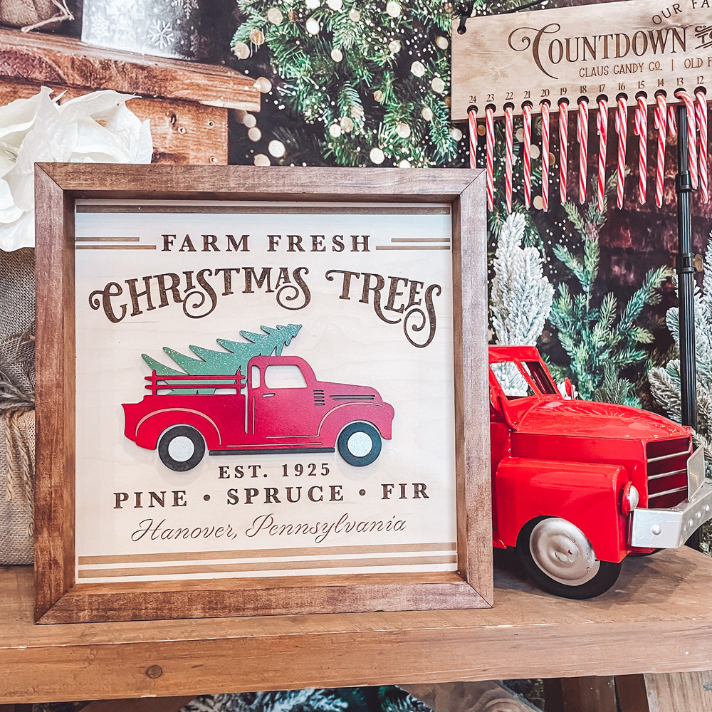 Farm Fresh Christmas Trees Decor