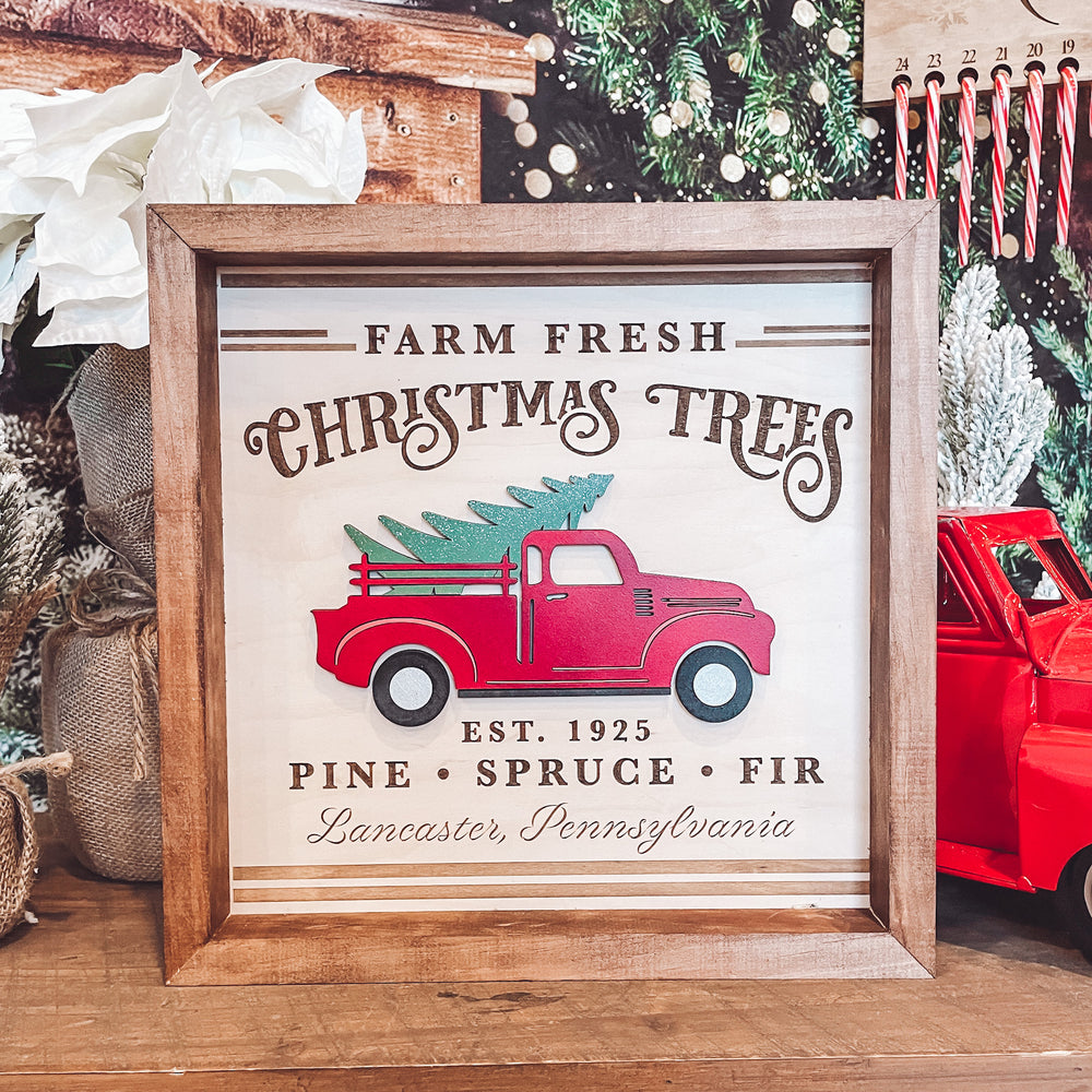 Farm Fresh Christmas Trees Decor