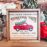 Farm Fresh Christmas Trees Decor