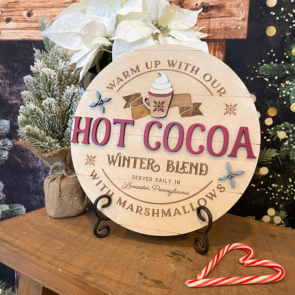 Local Hot Cocoa Seasonal Decor