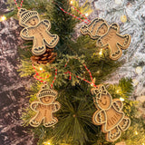 Gingerbread Boy/Gingerbread Girl Personalized Ornaments