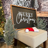 Merry Christmas Modern Farmhouse Style Sign