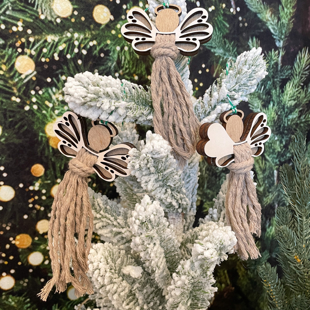 Memory Angel Ornament Script And Grain